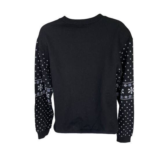 NEW NWOT Disney Frozen Black Long Sleeve Pullover Light Up Twinkle Sweatshirt - Picture 3 of 3